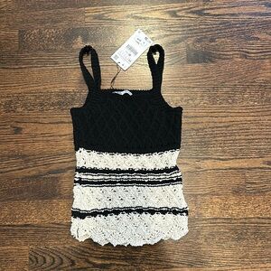 Zara Crochet Top XS